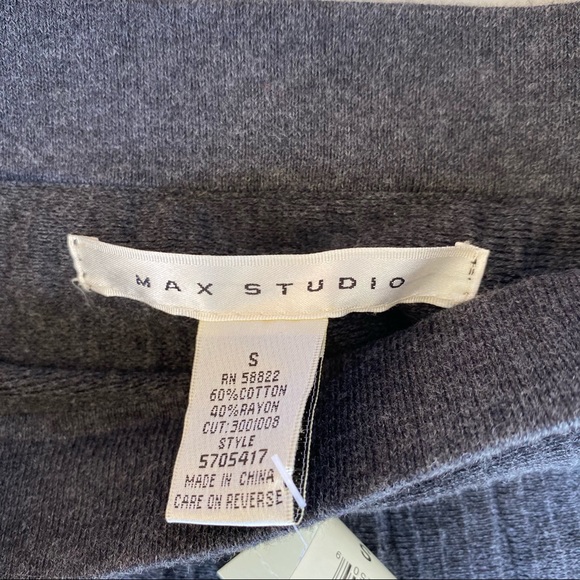 New $98 Max Studio Women Gray Size 8 Skirt - Picture 2 of 7